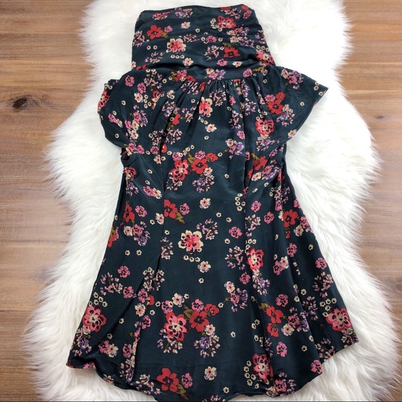 Anthro Odille | Silk Deuxhill Cowl Floral Blouse 2 - Picture 7 of 8